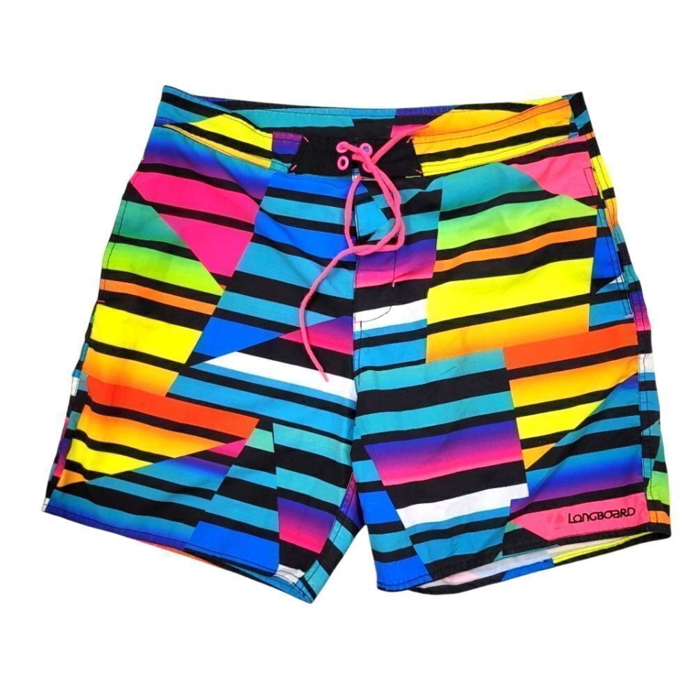 2/$20 Longboard Colourful Swimmer Pants Size: XL